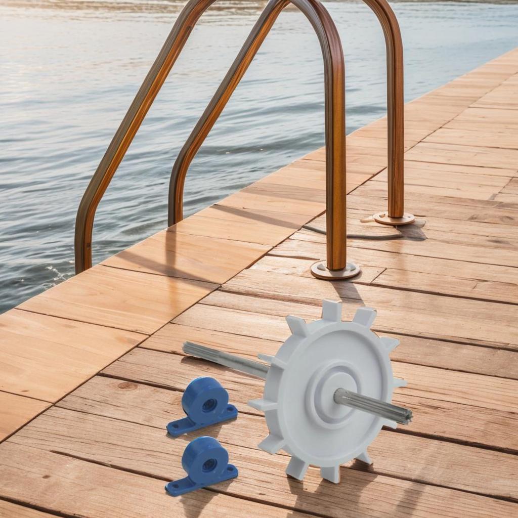 Efficient Pool Cleaner Drive Shaft Assembly C86 with Dual Turbine Bearings for 280 Series Easy Replacement Solution