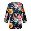 Women's Casual And Fashionable  Printed Lightweight Mid Length Jacket Cardigan Cardigan