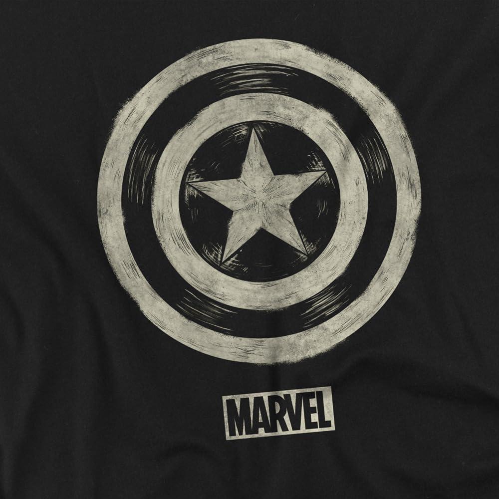 Captain America Mens Ballpoint T-Shirt