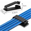 5/10Pcs Cable Clips Adhesive Cord Holders Ideal Cable Cords Management for Organizing Cable Wires Home Office Car