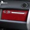 Carbon Fiber Modified For Smart 451 Fortwo 2011-2015 Co-pilot Dashboard Glove Box Cover Protective Sticker Interior Accessories
