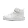 Rebound V6 Synthetic Leather Comfortable Versatile Mid-Top Kids Sneakers Kids Sneakers White Gray 393832-05