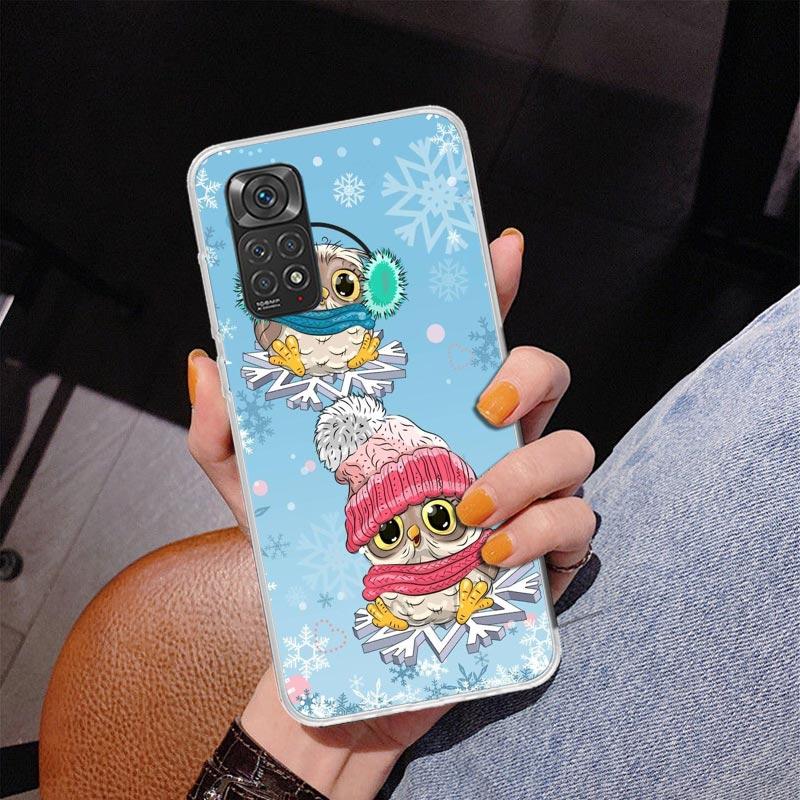 Cartoon Cute Owl LoveLy Phnoe Case for Phnoe Case for Xiaomi Redmi Note 15 14 14S 13 Pro Plus 12 12S 11S 11E 10S 10 11T 5G Uniqu