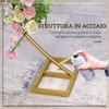 Steel Garden Arch. Gold
