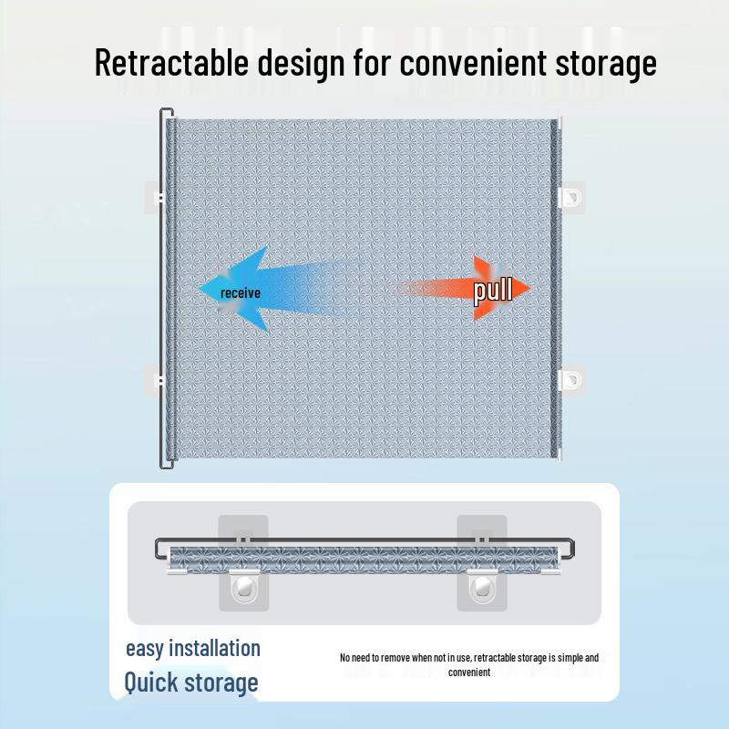 Автоматические выдвижные ворота для питомцев: Барьер против побега и прыжков для кошек и собак