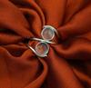 Rose Quartz Gemstone 925 Sterling Silver Plated Handmade Ring NST-J2H5163