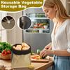 Многоразовые мешки для овощей и фруктов, моющаяся кухонная сумка для хранения, моющиеся дышащие мешки для чеснока, имбиря, лука, картофеля, помидоров