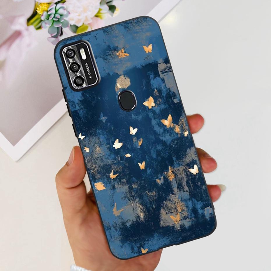 Симпатичный чехол для ZTE Blade A7s 2020 / Optus X Pro / Telstra Evoke Plus 2, черный, силиконовый, мягкий, чехол-обложка для Zte A7s (2020) А7020