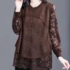 Sweater Long Sleeve Loose Peplum Comfortable Stretchy Pullover Round Neck Knit Sweater