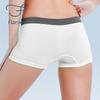 Flarixa Бесшовные трусы-боксеры для женщин, шорты-боксеры со средней талией, однотонные спортивные трусы для девочек, защитные штаны, женские шорты для мальчиков