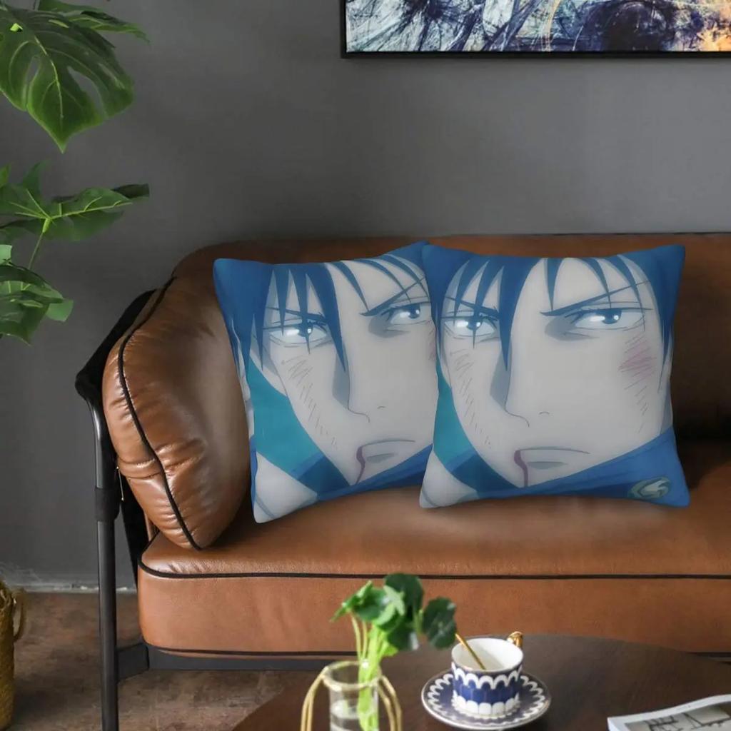 Мегуми Лучший Друг Jujutsu Kaisen Сукуна Аниме 2 шт. Квадратная наволочка Чехол для подушки Комфортная декоративная подушка для дома, гостиной