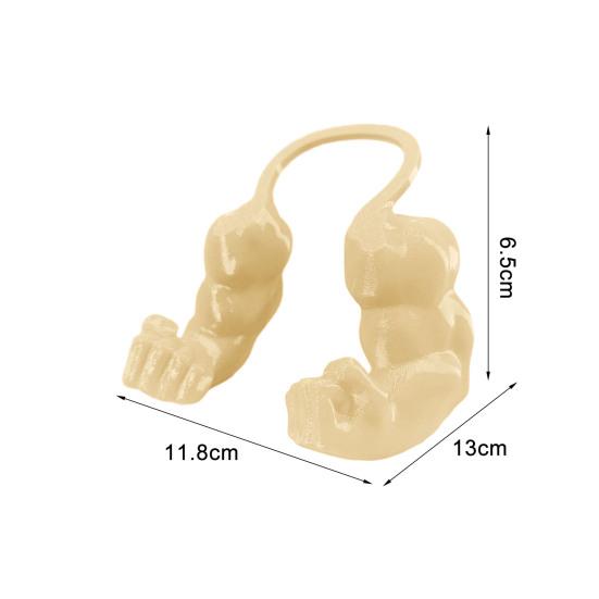 Cat Muscle Arm Costume 3D Printed Cat Neck Arm with Muscle Funny Cat Neck