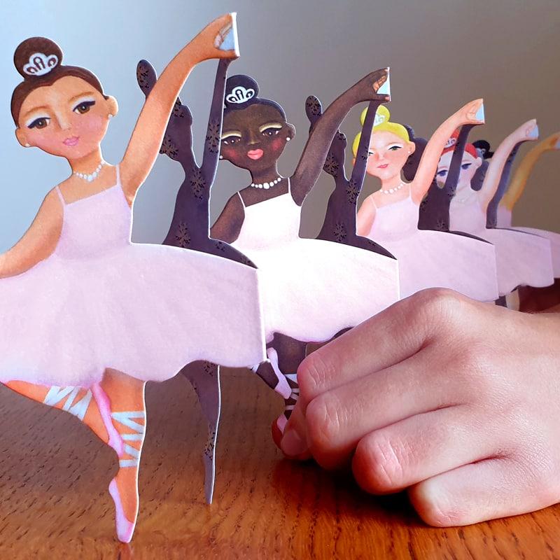 Paper garland - Ballerina