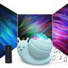 BT Speaker Night Light, Snail Starry Sky Projector Lamp, Creative Gift for Bedroom, Aurora