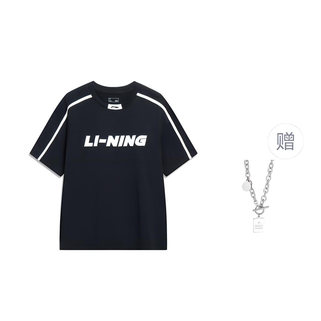 Спортивная футболка Li Ning Life Collection Унисекс Черная AHSUD29-2