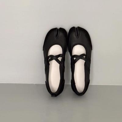 Модные черные серебристые красные балетки кроссовки женские с раздельным пальцем балерина таби для ходьбы кроссовки женские туфли Мэри Джейн обувь летняя