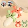 Silicone Spatula Holders Anti Scalding Overflow Pot Clip Spoon Rack Adjustable Small Crab Spoon Pot Holders Kitchen Gadgets