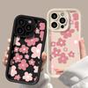 Liquid Silicon Phone Case For iPhone 15 Pro Max Funda iPhone 11 13 14 12 XS X XR 7 8 Plus SE 15promax 16promax Flower Covers