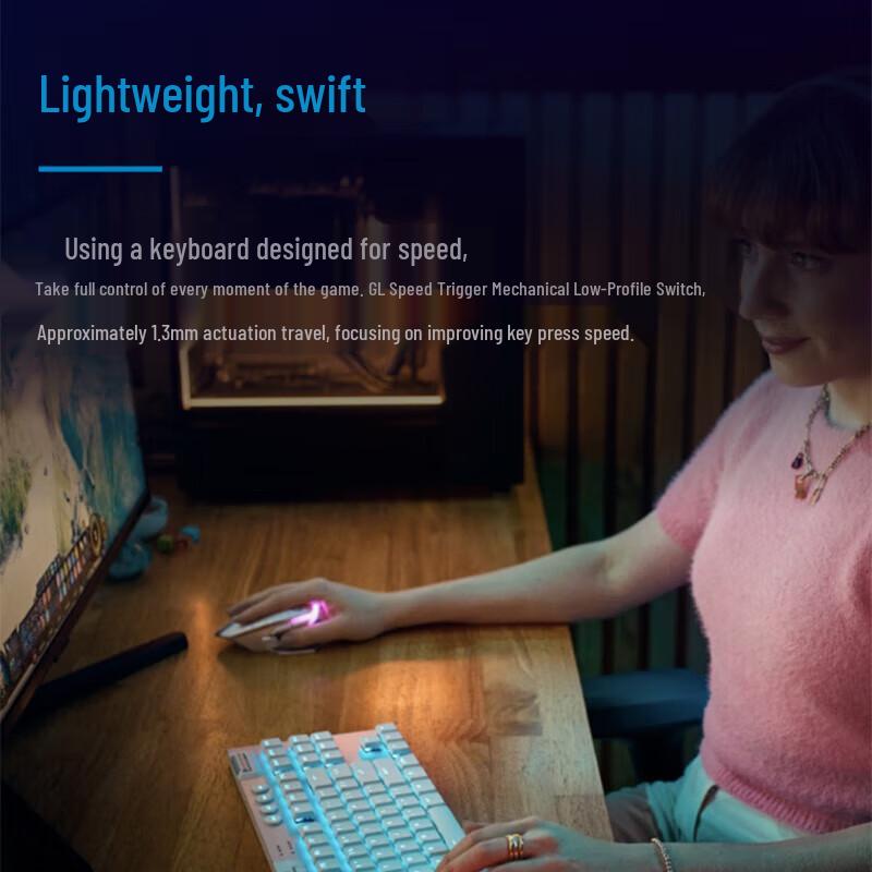 Logitech G915 X LIGHTSPEED TKL Low-Profile Mechanical Gaming Keyboard