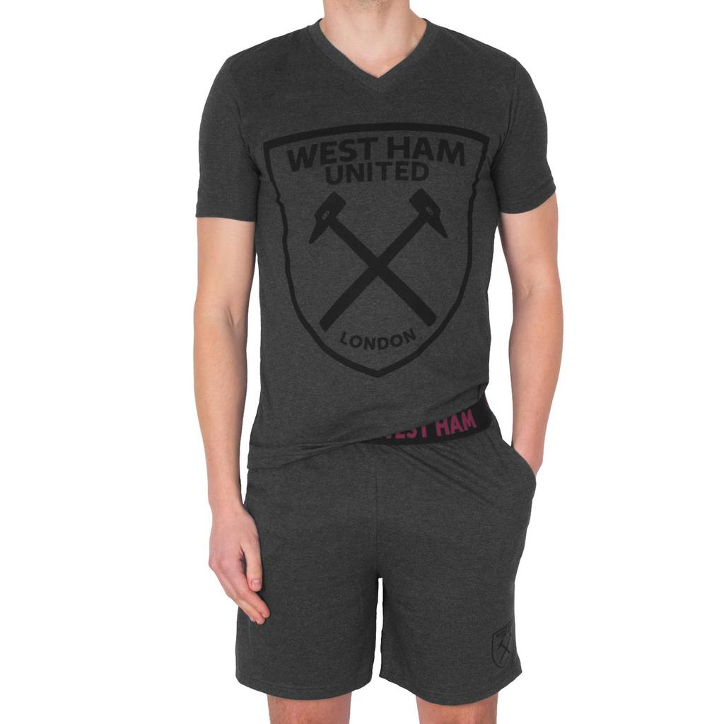 West Ham United FC Mens Short Pyjama Set
