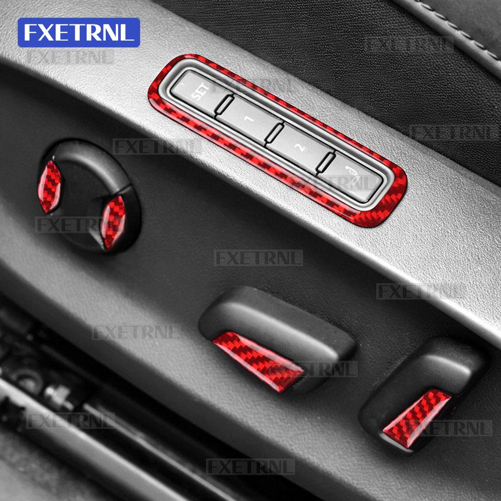 Soft Carbon Fiber Seat Adjustment Button Sticker For Cupra Tavascan 2024 2025 2026 2027 LHD RHD Seat Control Panel Accessories