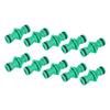10 PCS Durable Easy To Install Hose Connector Green Straight Barbed Pipe Connector Leak-proof PP Hose Repair Kit Lawn Watering