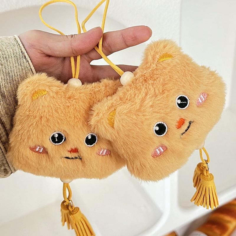 Kawaii Cartoon Butter Bear Brooch Pendant Versatile Backpack Decoration Cute Little Bear Jewelry Accessories Gifts