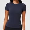 Womens Summer Yoga T Shirt With Breathable Fabric For Running And Fitness Practice