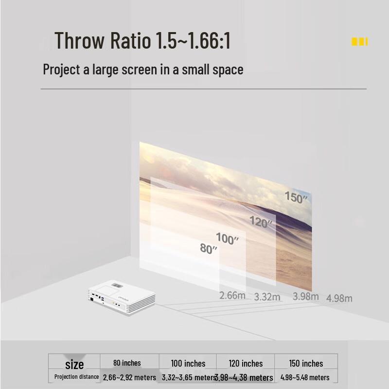 Домашний кинотеатральный проектор Optoma JPF4056 1080P (Китайская версия)