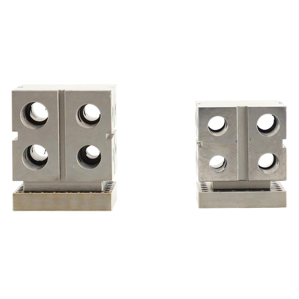 2 Size Steel Dapping Block for Jewelry Shaping Watch Repair Tool Square Die Doming Forming Block for Hobbyists Jewelers