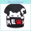 Cat Animal Pattern Knit Cap For Men Women With Cozy Acrylic Fabric For Autumn And Winter