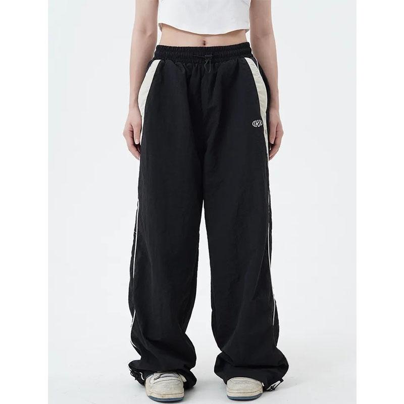 Повседневные мешковатые брюки, женские винтажные оверсайз-джоггеры в стиле хип-хоп, уличная одежда в стиле Харадзюку, спортивные спортивные штаны BF, широкие брюки