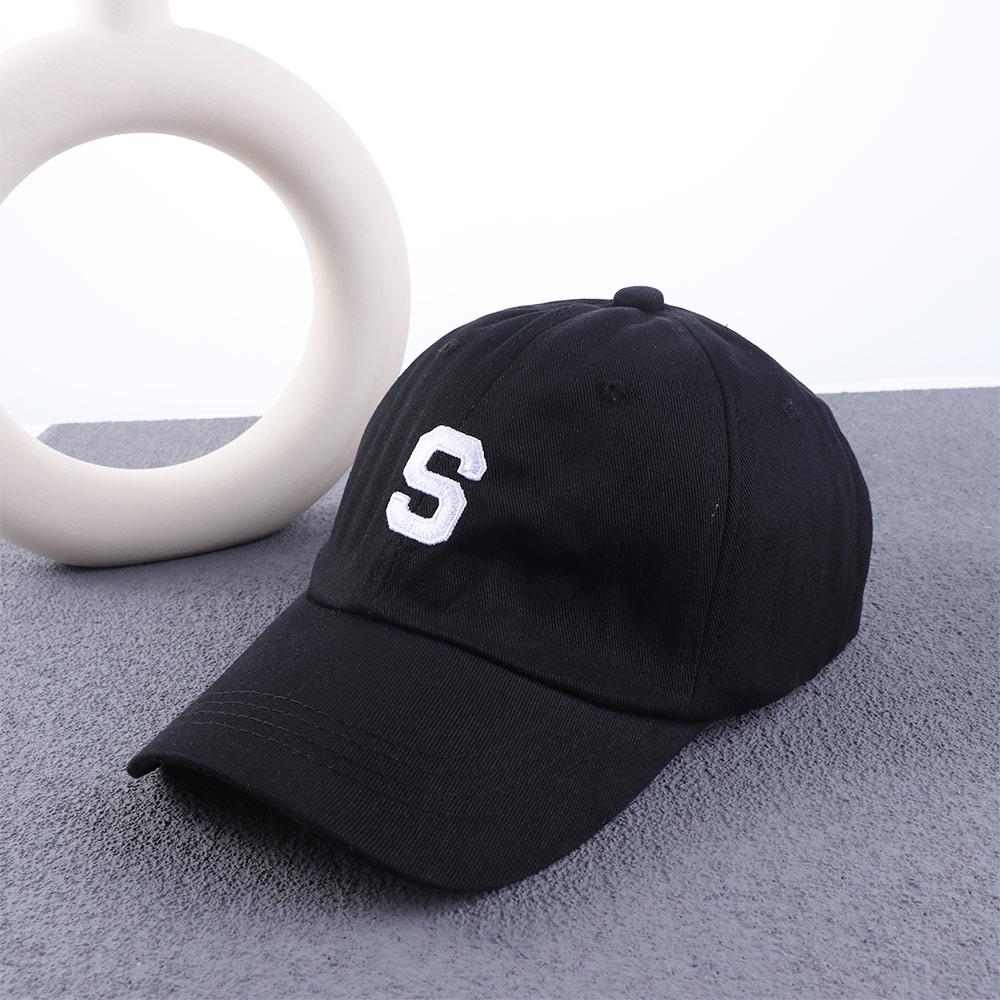 Унисекс Весенне-летние спортивные кепки Мужская Женская бейсболка с буквой S Бейсболка в корейском стиле Солнцезащитная шляпа