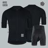 Mens Cycling Jersey Set Quick-Dry Milk Silk Short Sleeve With Horizontal Stripes Road Mountain Biking