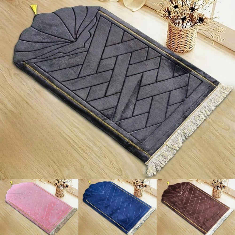 Flannel Prayer Mat Soft Home Carpets High Quality Prayer Carpet Rug For Multiple Scenes