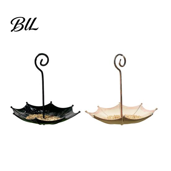 Large Capacity Bird Feeder Umbrella Outdoor Hanging Decorative Weather Resistant Open for Balcony Garden Backyard Birdseed Holder