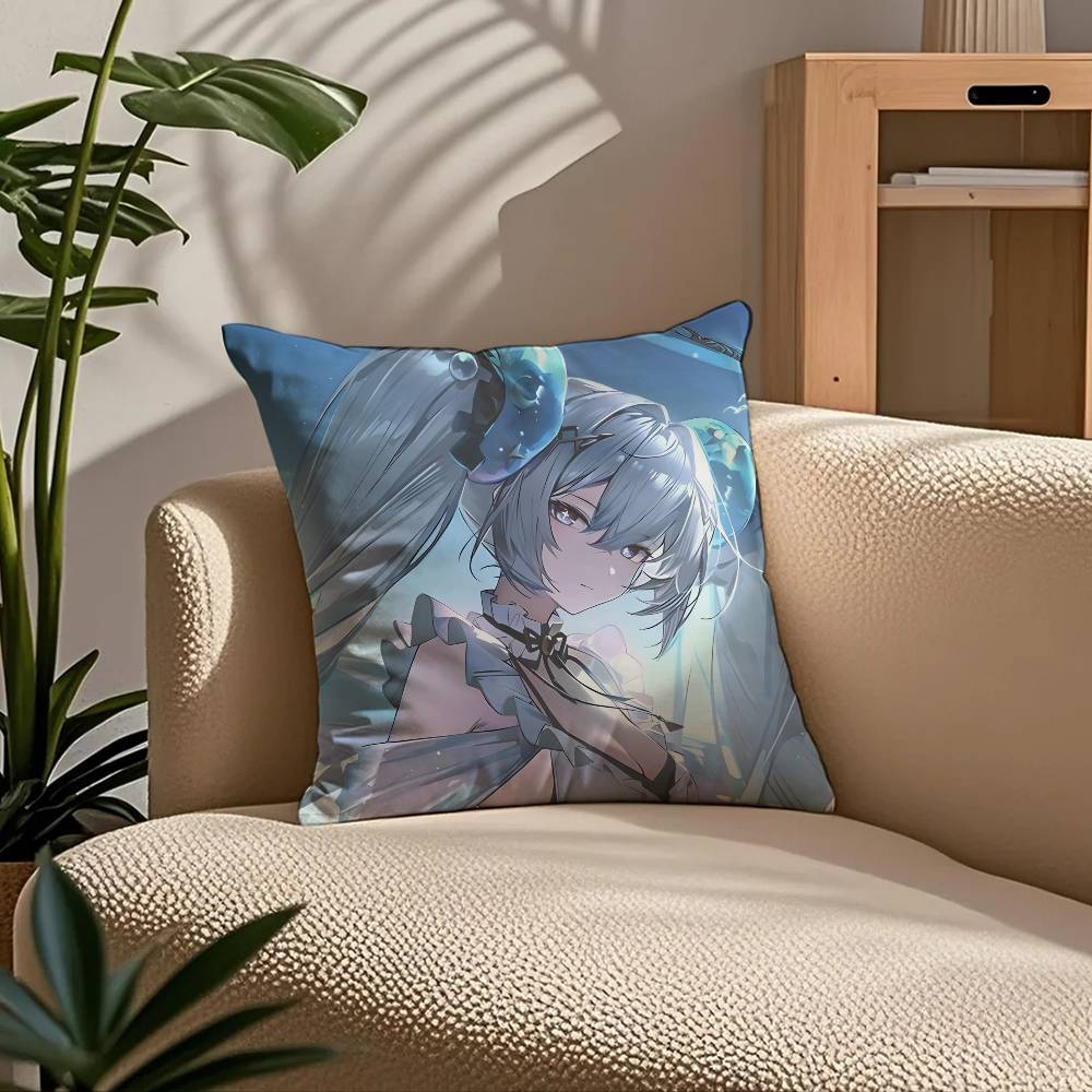 P-Punishing G-Gray R-Raven Pillow Case Comfort Sofa Bed Silky Elegant Invisible Zipper Custom Decorative Cushion Cover