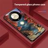 Золотой Лист Черный Для Honor Magic 6 50 70 90 Lite X7b 200 Pro Nova 10 Nova 5T X6 P30 Pura 70 Ultra Чехол для телефона из закаленного стекла