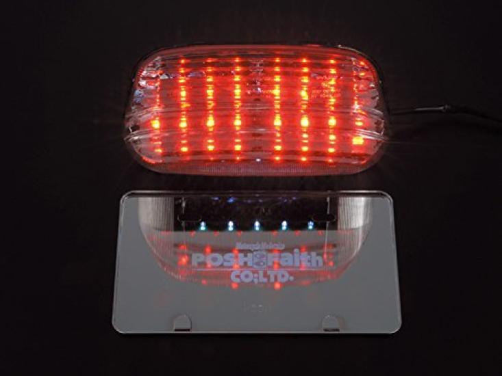 POSH FAITH Мотоциклетные аксессуары Светодиодный задний фонарь XJR400 Красный ('98-'07) /XJR1300 (-'05) 062190-90