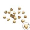 10pcs Copper Heart Beads Charm for Bracelet Earring Necklace DIY Jewelry Making