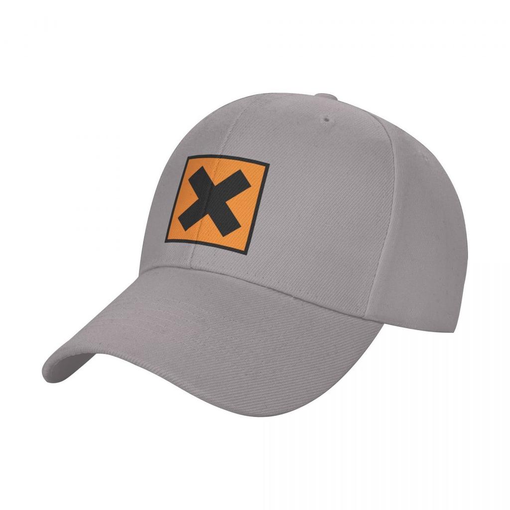 Harmful / Irritant / Hazard Symbol (On White) Baseball Cap Luxury Man Hat Mountaineering hiking hat Women's Golf Clothing Men's