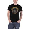 Guns N Roses Unisex Adult Skull Circle Back Print T-Shirt