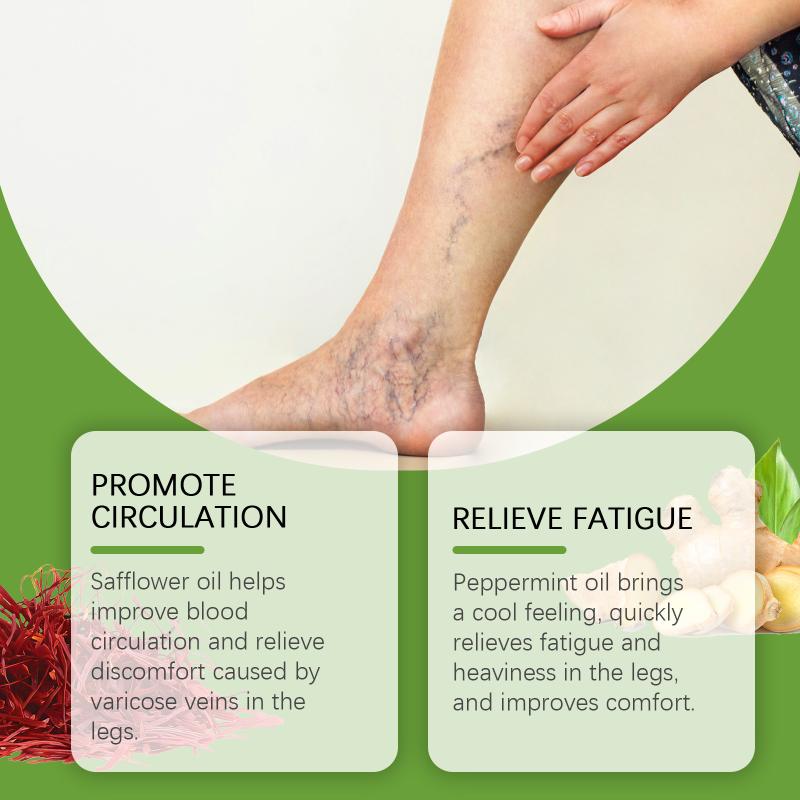 Essential Oil Earthworm Leg Swelling Pain Effective Relief Vasculitis Phlebitis Spider Massage Body Care Oil 30Ml