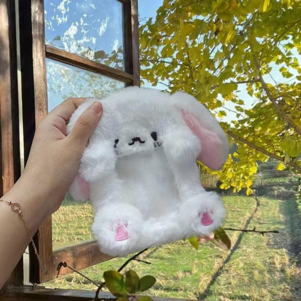 Милый плюшевый чехол для фотокарточки, милый чехол для автобусной двери, модная сумка-брелок, подарок на день рождения