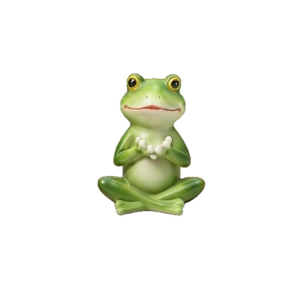 Resin Material Miniature Frog Statue Creative Craft Frog Garden Decor  Bonsai Plants