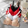 Thin Cotton Cup Bra Large Size Lace Bra Adjustable and Comfortable Breast-controlling Bras Women's Underwear Bra Lingerie