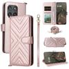 For Motorola Edge (2025) 5G/Edge (Gen 6) Case with Shoulder/Wrist Strap Leather Phone Cover Stand Wallet