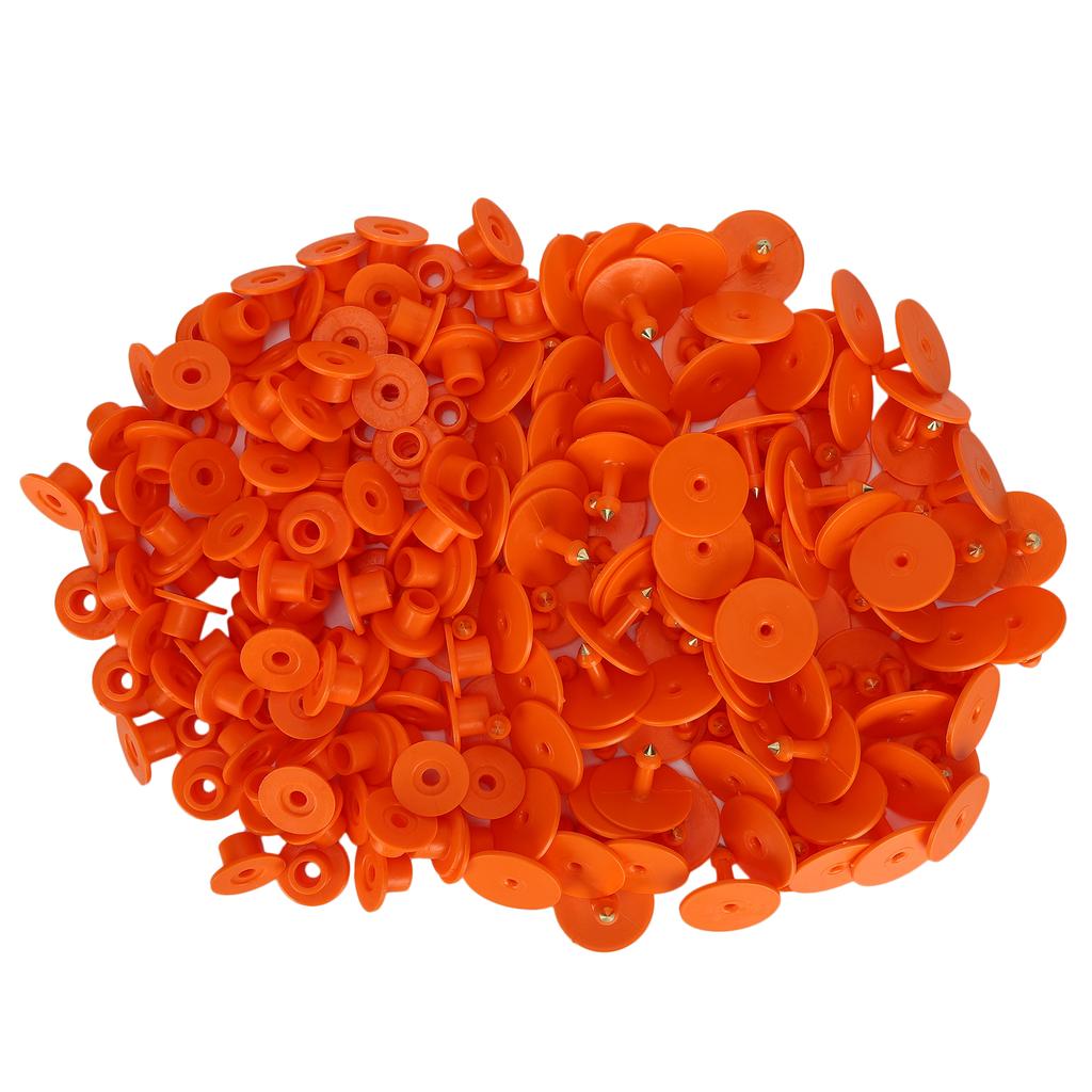 200 шт. утолщенная бирка для ушей овец номер маркера идентификационная карта информация управление оранжевое ухо