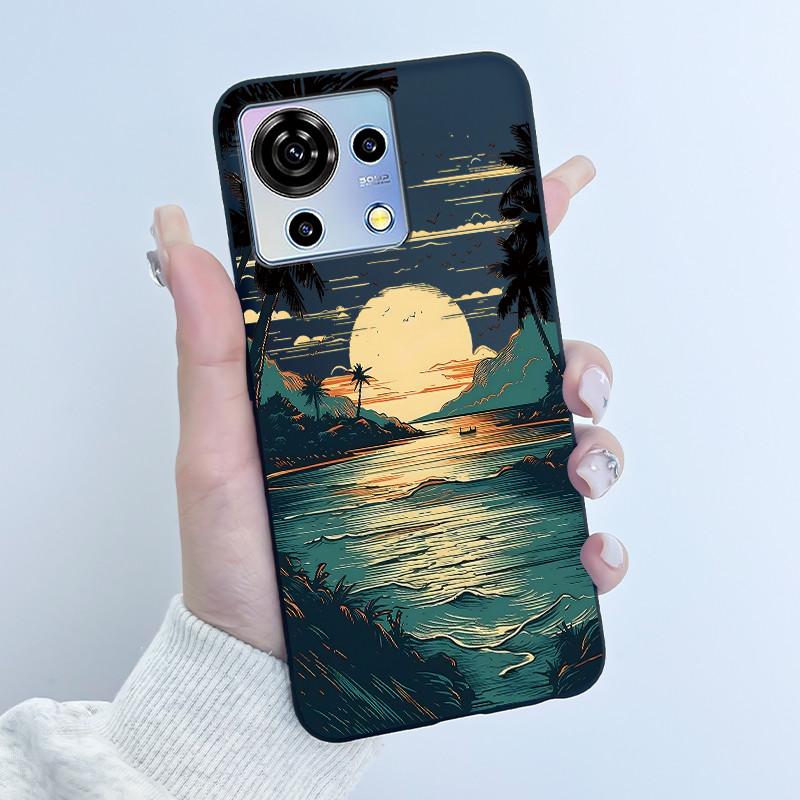 Для ZTE Blade V50 Vita Чехол Роскошный Милый Кролик с Сердечками Смешной Черный Мягкий Силиконовый Чехол для Телефона Для ZTE BladeV50 Vita V50Vita Обложка
