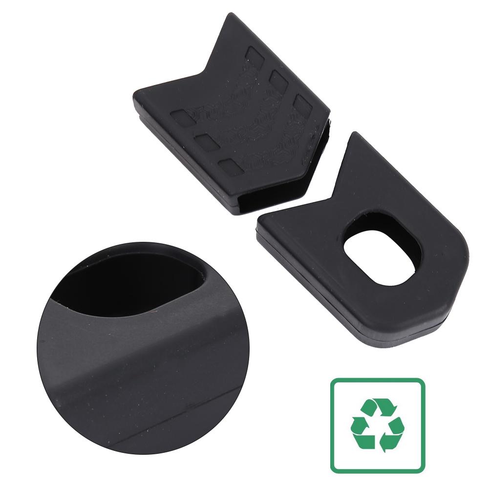 Bicycle Silicone Crankset Crank Arm Boots Protectors Silicone Cycling Protective Sleeve Cover